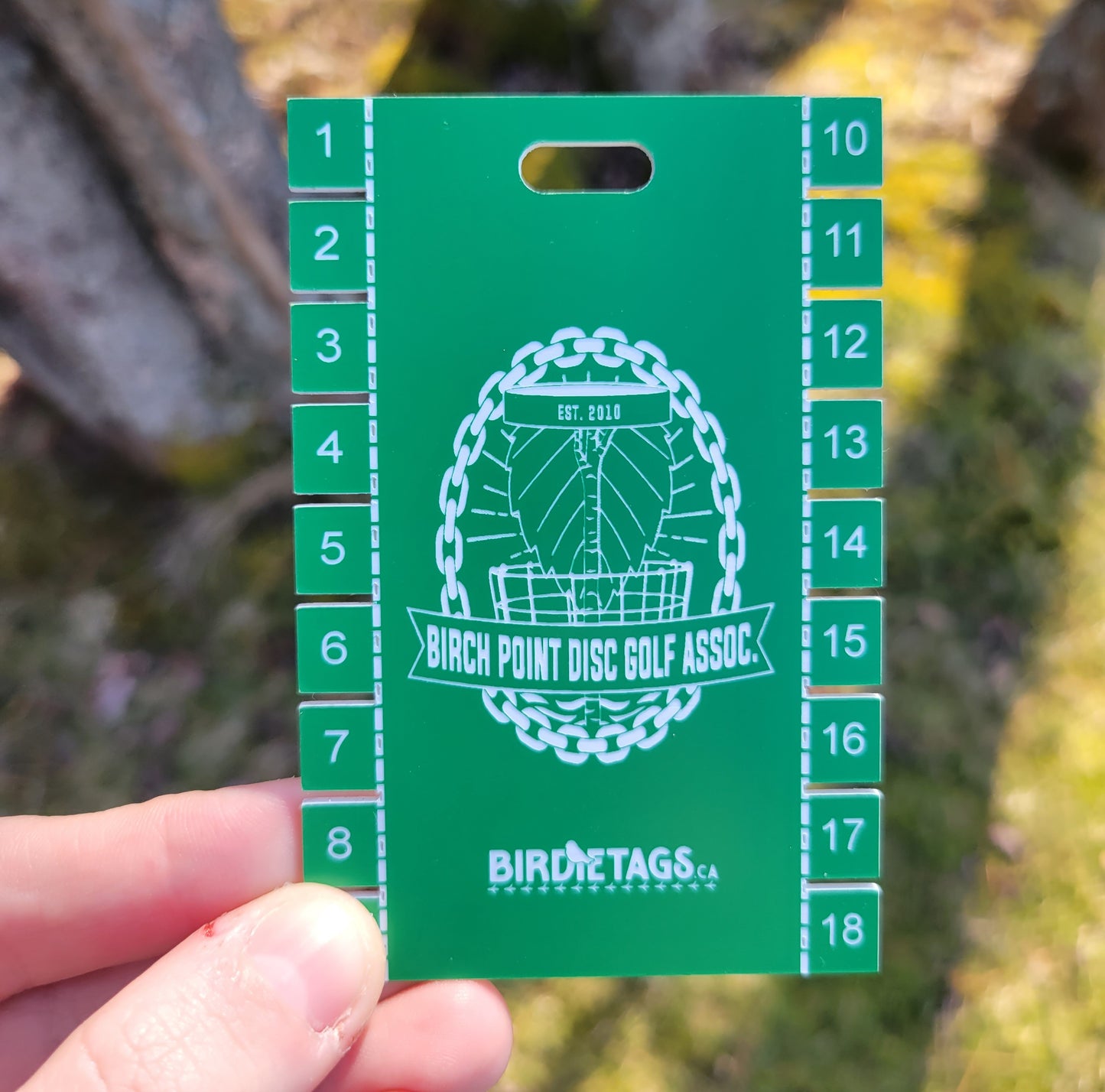 Birch Point Birdie Tag