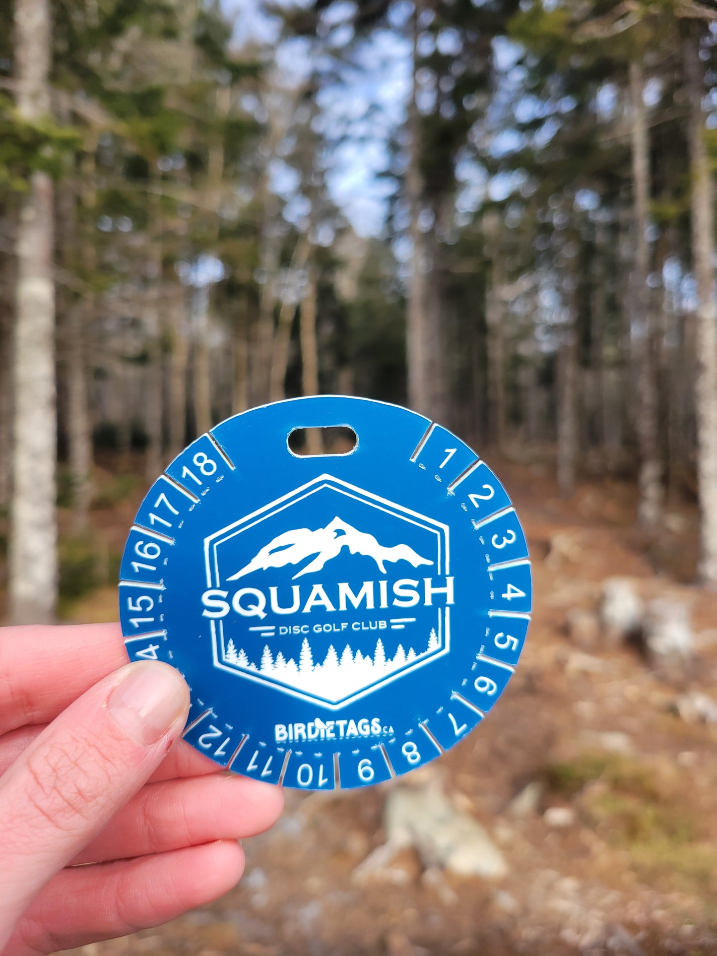 Squamish Disc Golf Club Birdie Tag