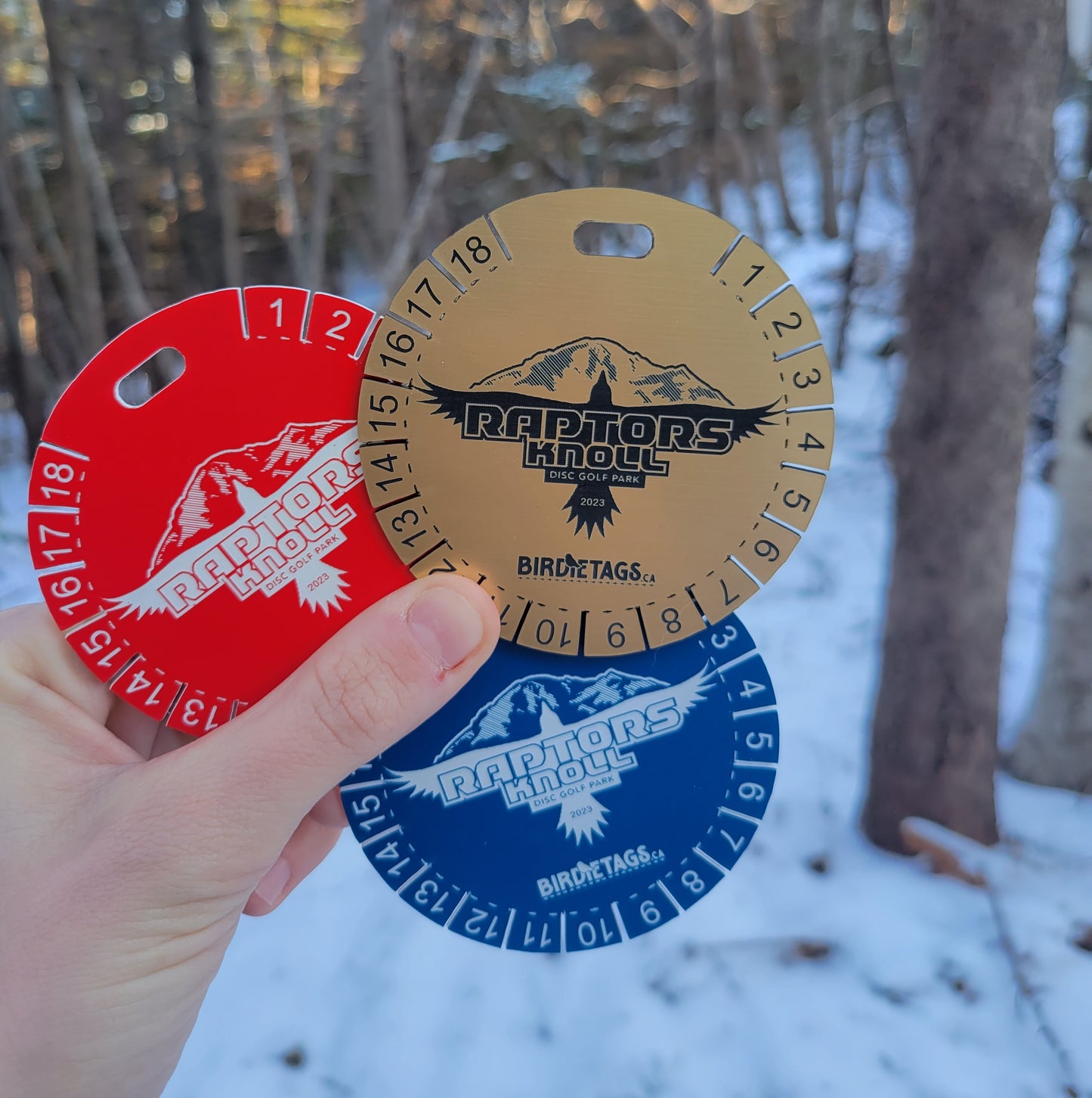 Raptors Knoll Birdie Tag